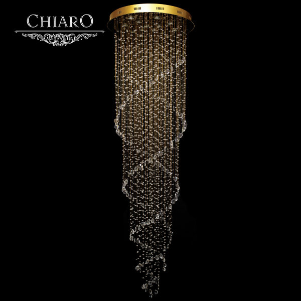 Chiaro № 244019514 (Каскад) Каскад золото 14*50W GU10 люстра