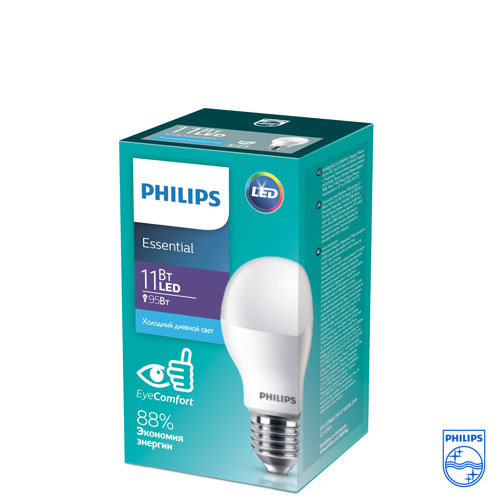 Лампа ESS LEDBulb 11W E27 6500K 230V 1CT (Philips)