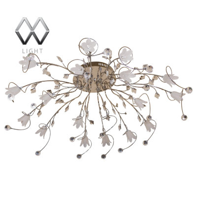 MW-Light № 294011618 (Подснежник) Подснежник хром 18*20W G4 12 V люстра(пульт)