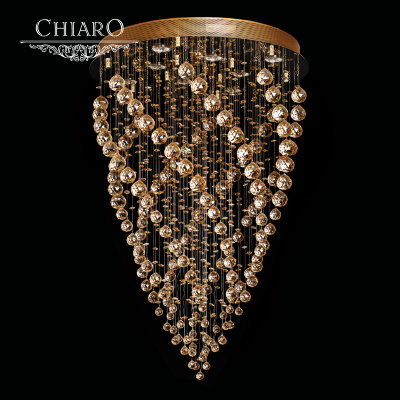Chiaro № 384013708 (Каскад 02) Каскад02 золото 8*50W GU10 люстра