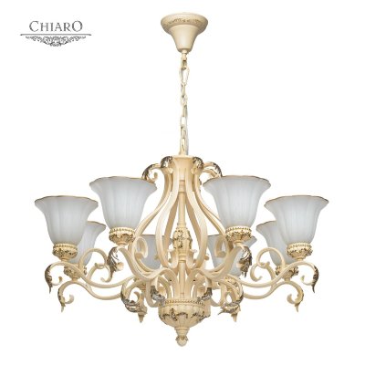 Chiaro № 254014108 (Версаче) Версаче 8*60W E27 220 V люстра