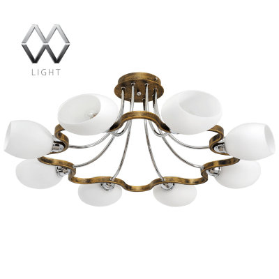 MW-Light № 324010508 (Альфа) Альфа 8*60W E27 220 V люстра