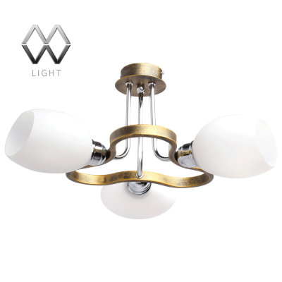 MW-Light № 324010803 (Альфа) Альфа 3*60W E27 220 V люстра