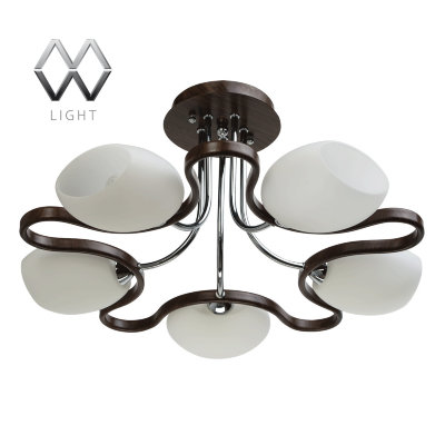 MW-Light № 324011005 (Альфа) Альфа 5*60W E14 220 V люстра