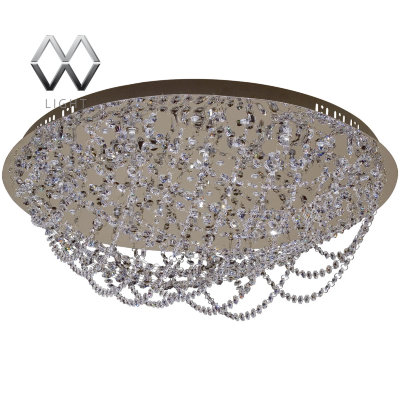 MW-Light № 244016213 (Каскад) Каскад хром 13*20W G4 12 V LED люстра(пульт)