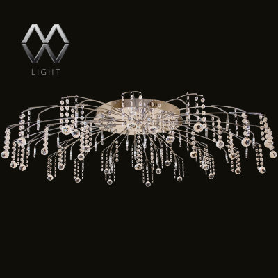 MW-Light № 244017436 (Каскад) Каскад хром 36*20W G4 12 V люстра(пульт)