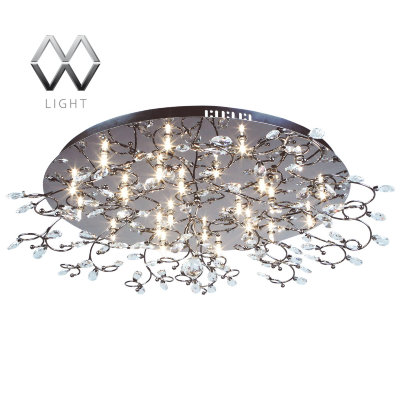 MW-Light № 360011424 (Амелия) Амелия хром 24*20W G4 12 V люстра