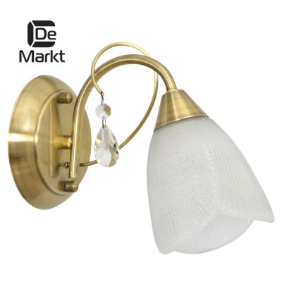 DeMarkt № 256027101 (Флора) Флора бронза 1*60W E14 220 V бра