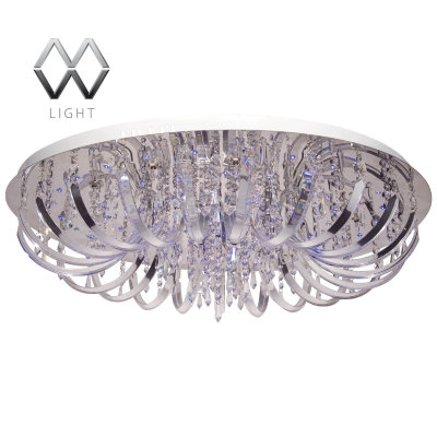 MW-Light № 244017920 (Каскад) Каскад хром 20*20W G4 12 V LED люстра