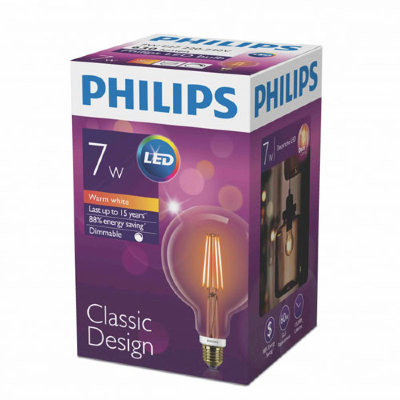 Лампа LED Classic 7-60W G120 E27 2000K GAPR (Philips)