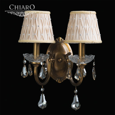Chiaro № 411020202 (Паула) Паула 2*40W E14 220 V бра