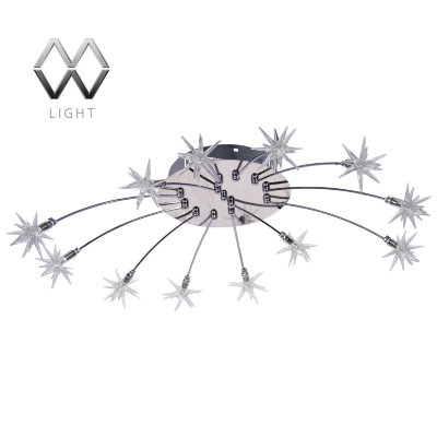 MW-Light № 384018012 (Каскад 02) люстра(пульт, без лампочек в комплекте)