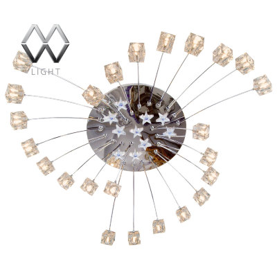 MW-Light № 384018124 (Каскад 02) LED люстра(пульт, без лампочек в комплекте)