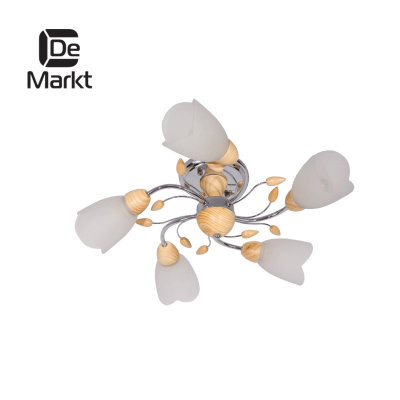 DeMarkt № 242014205 (Восторг) Восторг хром 5*60W Е14 220 V люстра