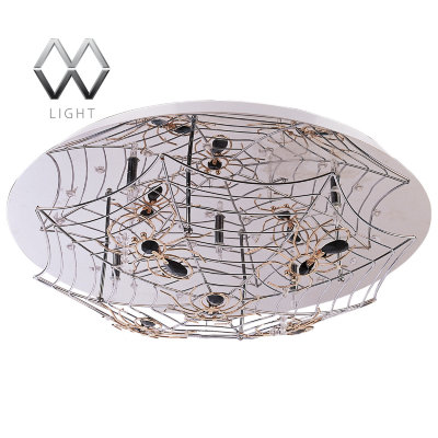 MW-Light № 365012709 (Улыбка) Улыбка 9*20W G4 12 V LED люстра(пульт)