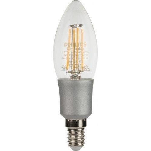 Лампа LEDClassic 4.5-50W B35 E14 WW CL D (Philips)