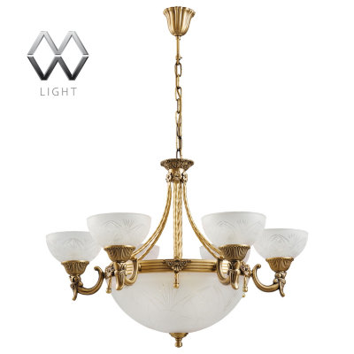 MW-Light № 317012209 (Афродита) Афродита 6*60W Е27+3*40W Е14 220 V люстра