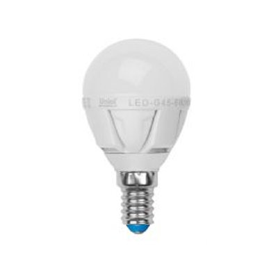 Лампа LED-G45-6W/WW/E14/FR/DIM ALP01WH